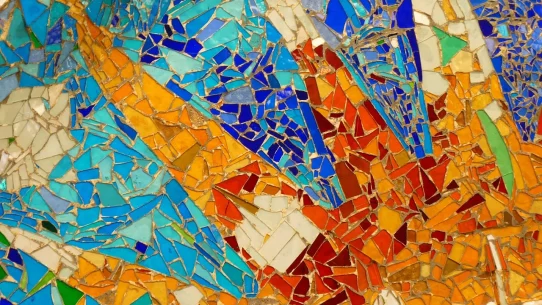 park güell, gaudí, mosaic